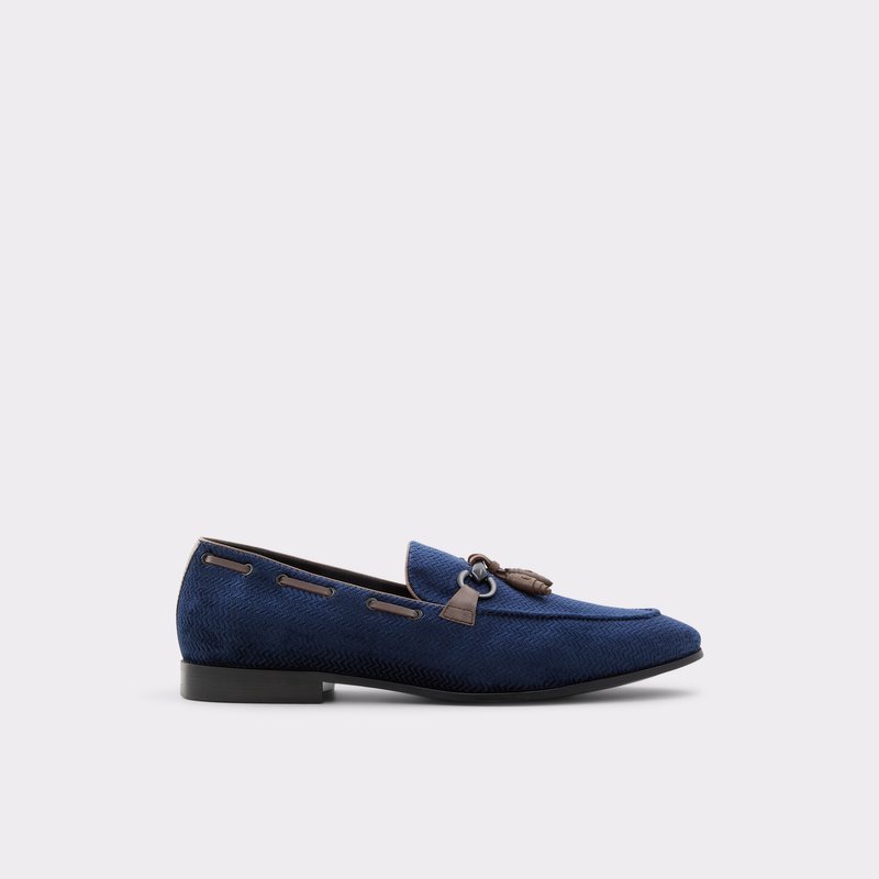 Men's Aldo Ampthill Loafers Navy | 0748-AVEGN