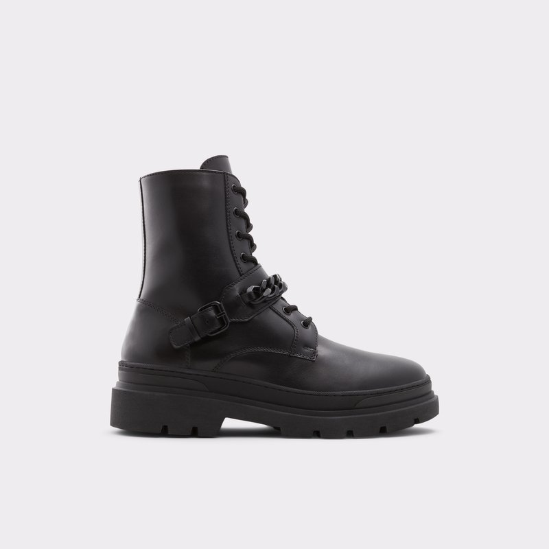 Men's Aldo Brigadem Lace Up Boots Black | 4257-MTVIH