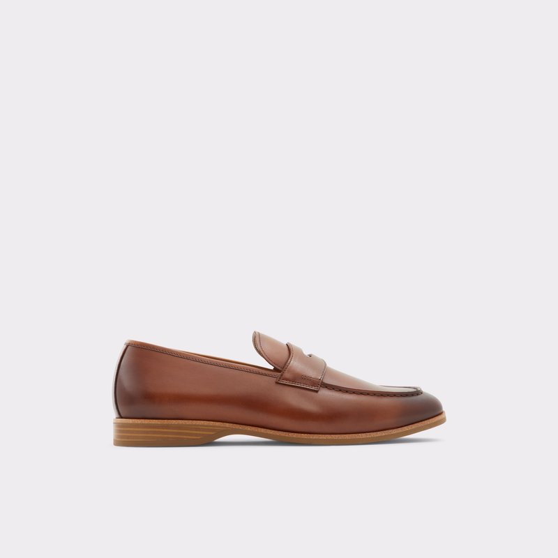 Men's Aldo Byron Loafers Brown | 9546-YNJDG