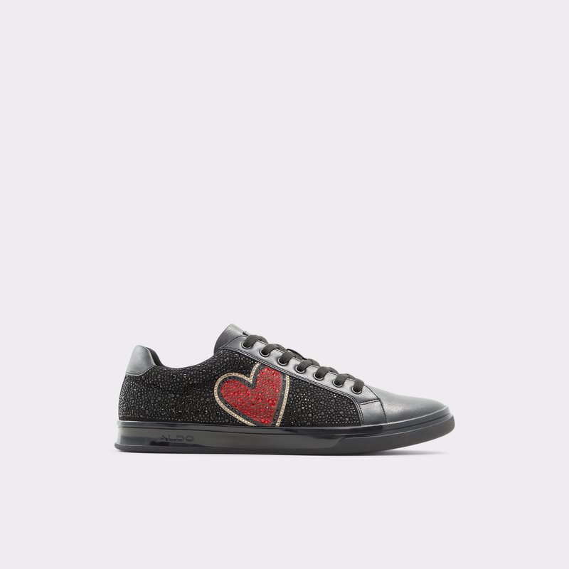 Men's Aldo Carapetos Low Sneakers Black | 4503-BDKOH