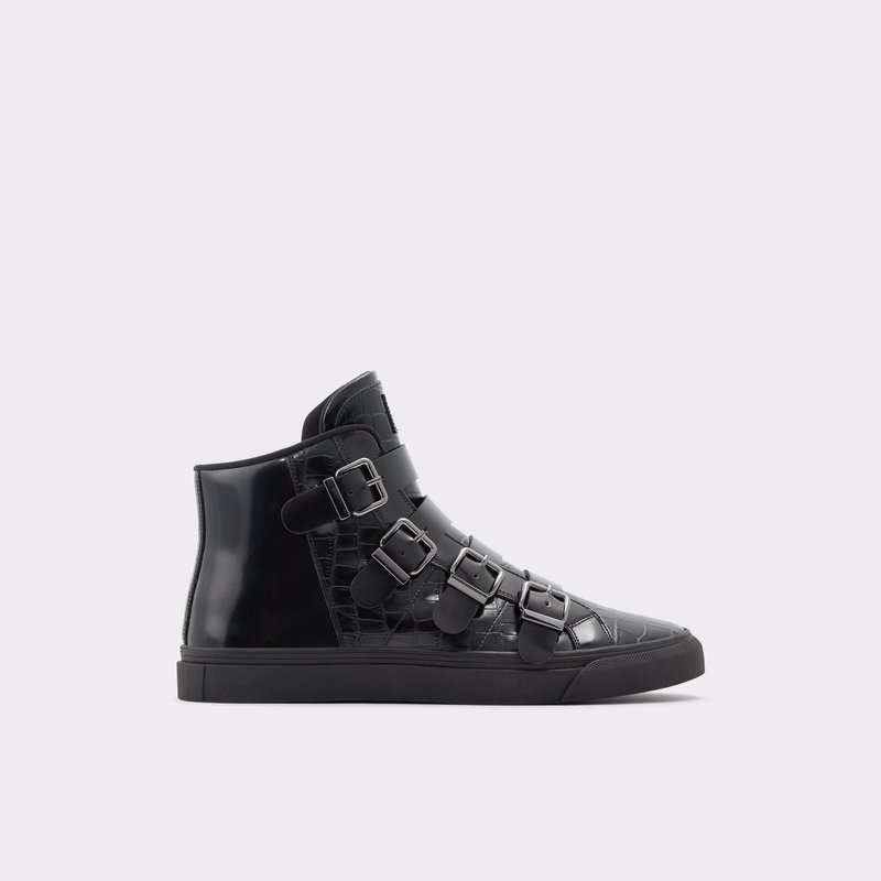 Men's Aldo Darc High Sneakers Black | 0671-MBVKI