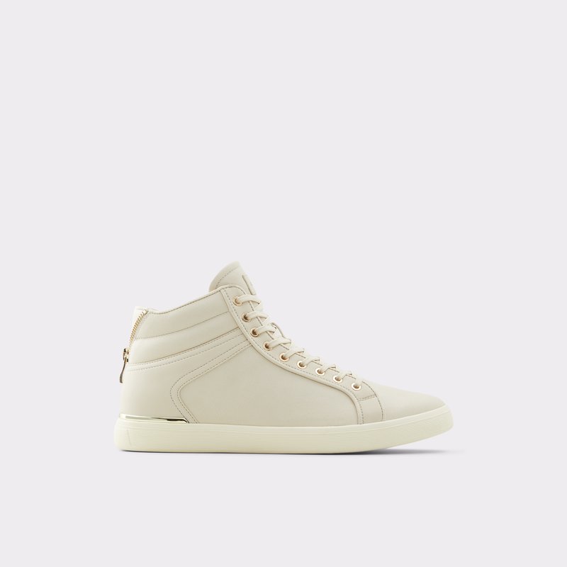 Men's Aldo Deruulo High Sneakers Light Beige | 3984-QJXGA