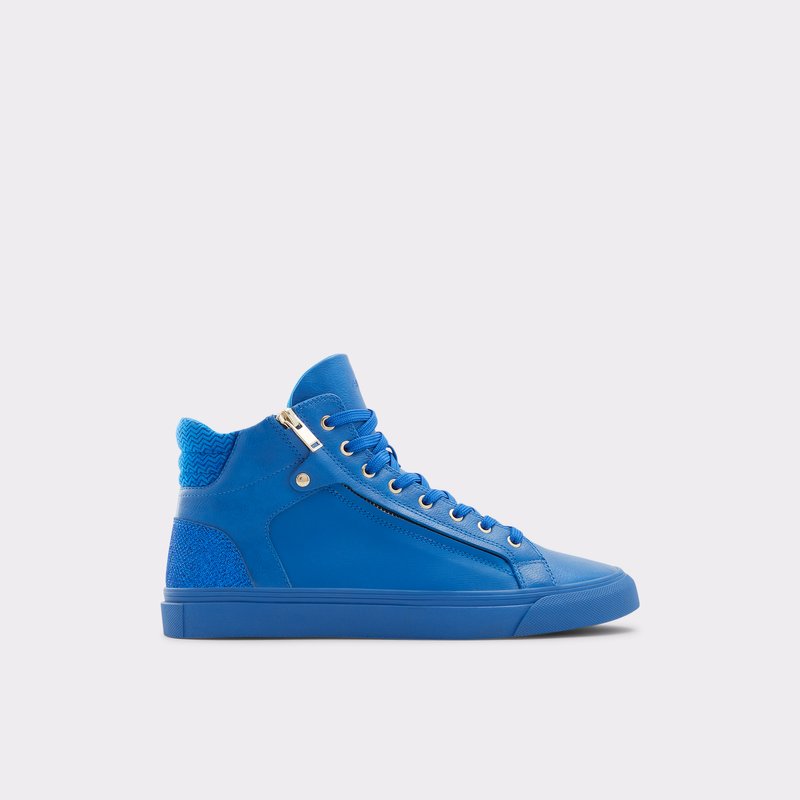 Men's Aldo Destry High Sneakers Blue | 9268-FSJPW