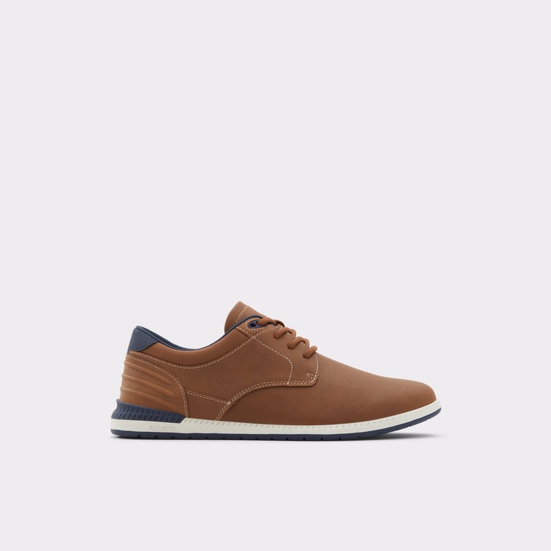 Men's Aldo Dinbren Low Sneakers Brown | 2510-XCYKB