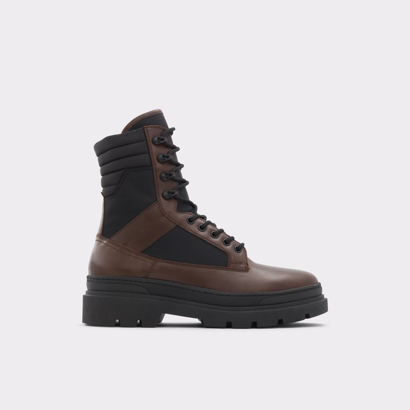 Men's Aldo Field Winter Boots Brown | 7120-MPNYE