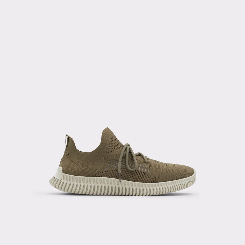 Men's Aldo Gilgai Low Sneakers Khaki | 7412-ONKSL