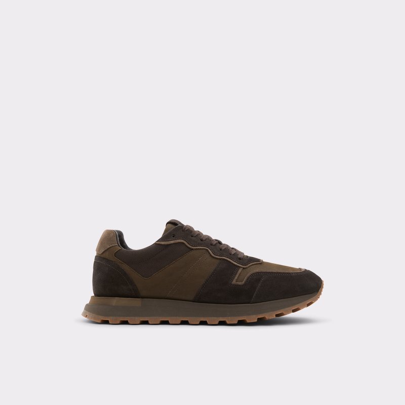 Men's Aldo Huntingdale Low Sneakers Brown | 0367-YMSDI
