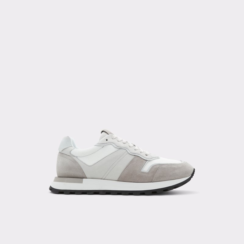 Men's Aldo Huntingdale Low Sneakers Light Grey | 8319-NTDRC