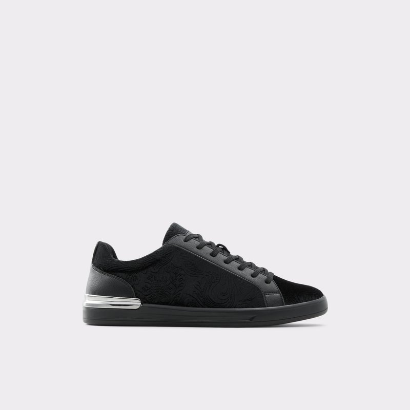 Men's Aldo Karloz Low Sneakers Black | 1692-FSGBT