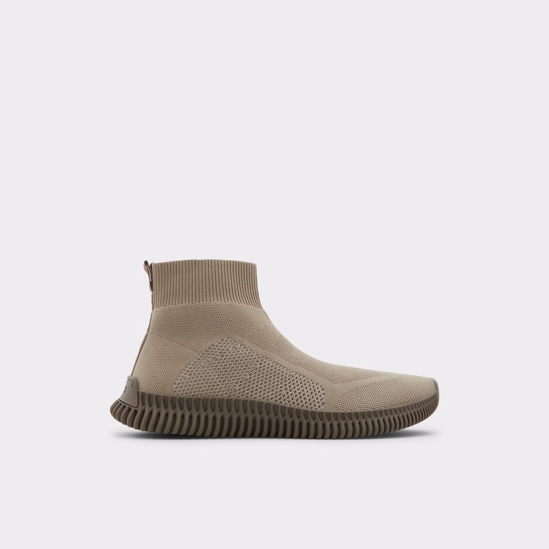 Men's Aldo Kedohawyn High Sneakers Dark Beige | 5286-GODYM