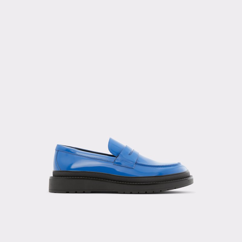 Men's Aldo Kerouac Loafers Blue | 6817-QHNJI