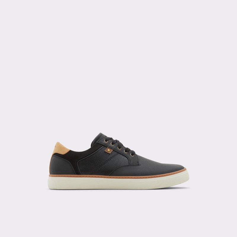 Men's Aldo Lindros Low Sneakers Black | 4872-BMFOC