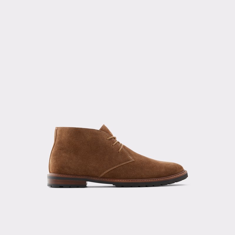 Men's Aldo Malrose Lace Up Boots Brown | 1726-BPGLW