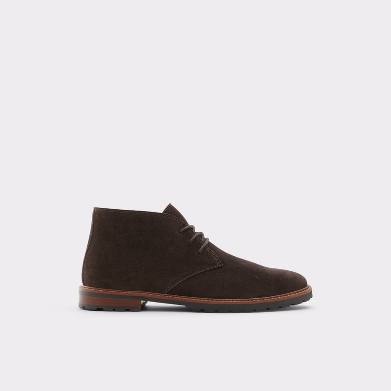 Men's Aldo Malrose Lace Up Boots Brown | 8970-SXKOZ