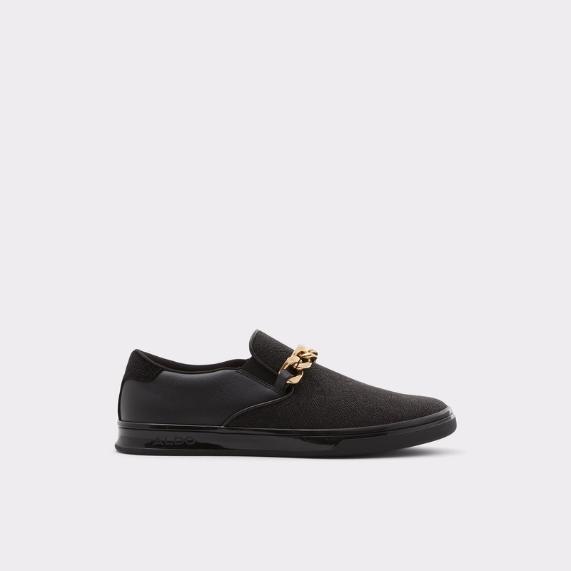 Men's Aldo Millbrook Low Sneakers Black | 1870-ZURVO