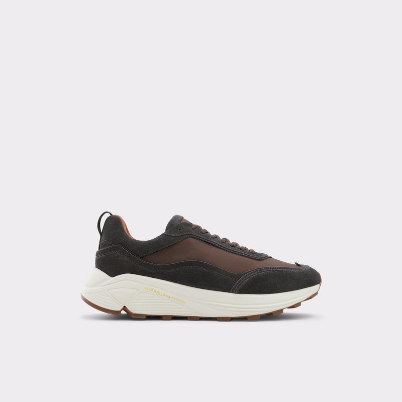 Men's Aldo Mirirathien Low Sneakers Brown | 9428-LGQTB