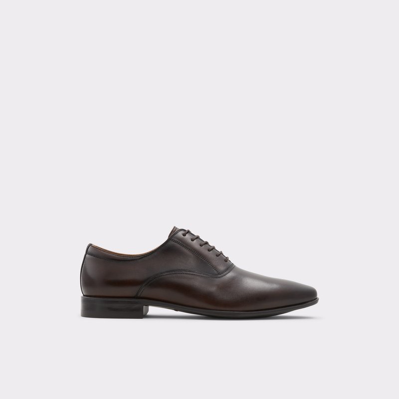 Men's Aldo Nathon Dress Shoes Brown | 6095-CGSQL