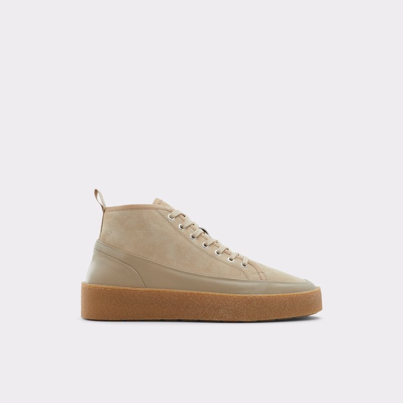 Men's Aldo Peggyryan High Sneakers Light Beige | 3945-VAIHC