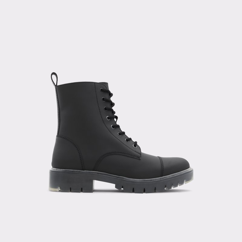 Men's Aldo Reily Lace Up Boots Black | 5941-XRFBM