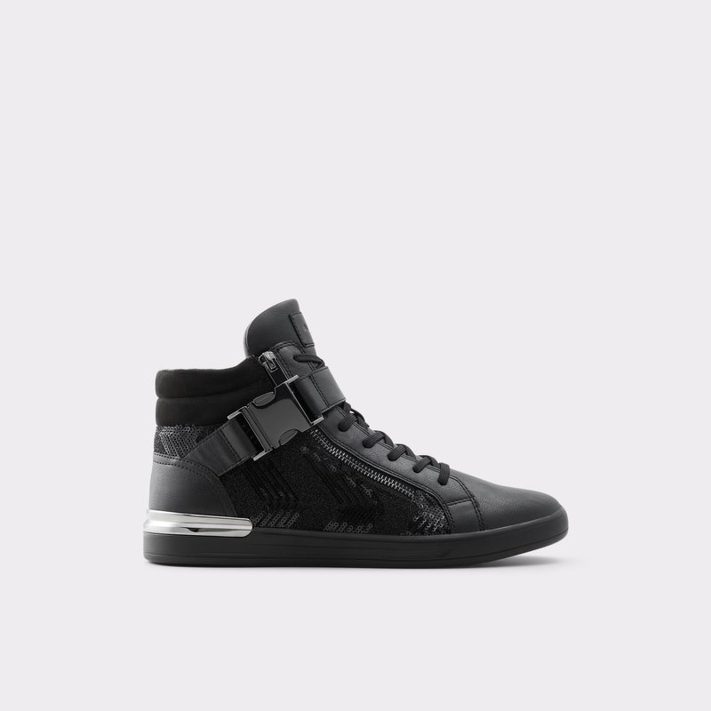 Men's Aldo Roger High Sneakers Black | 4531-PQLDW