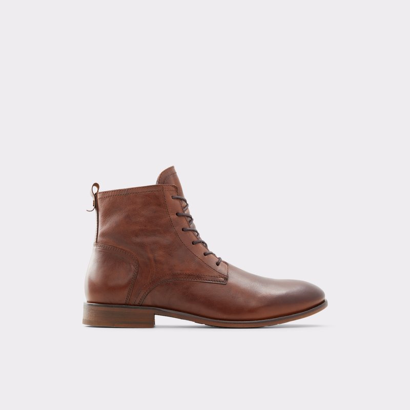 Men's Aldo Seamos Lace Up Boots Brown | 5261-JZARW