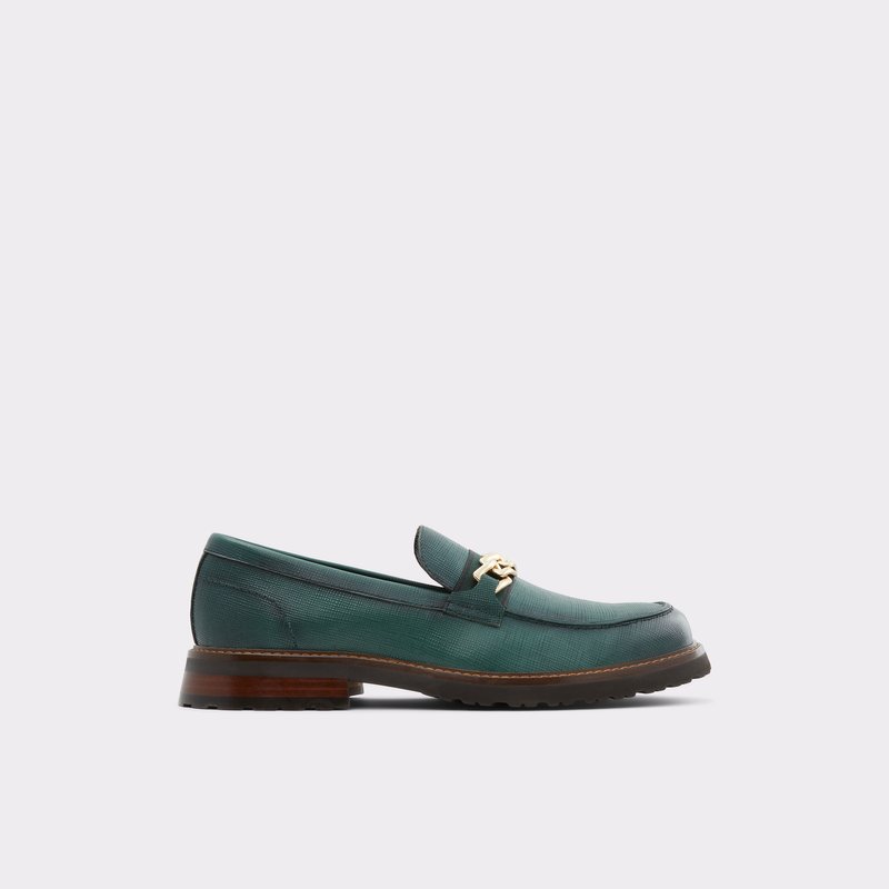 Men's Aldo Weaver Loafers Dark Green | 5947-QCAWI