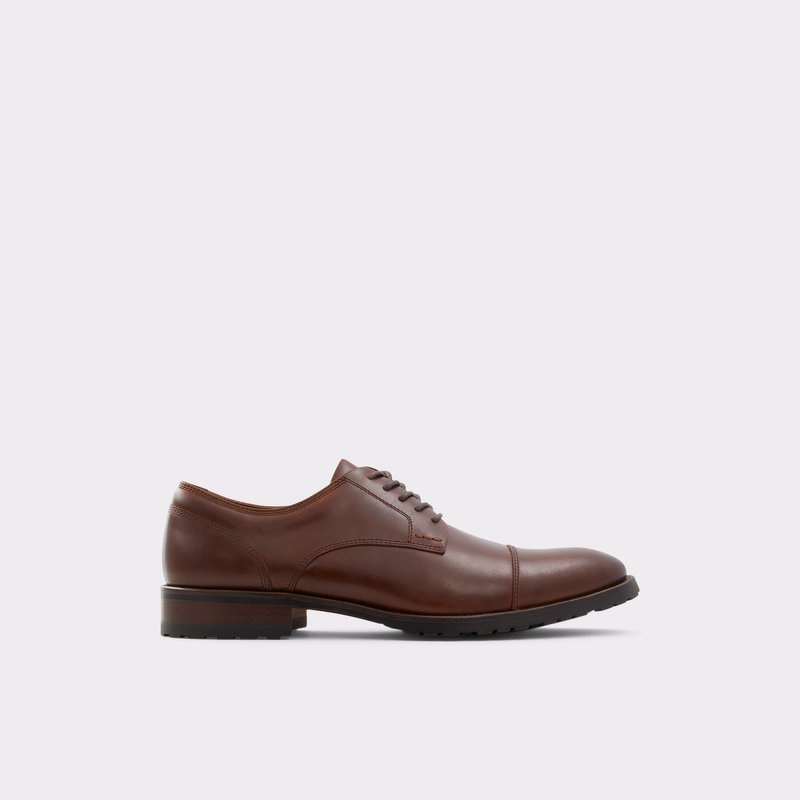 Men's Aldo Wilbert Dress Shoes Brown | 3148-RKBLC