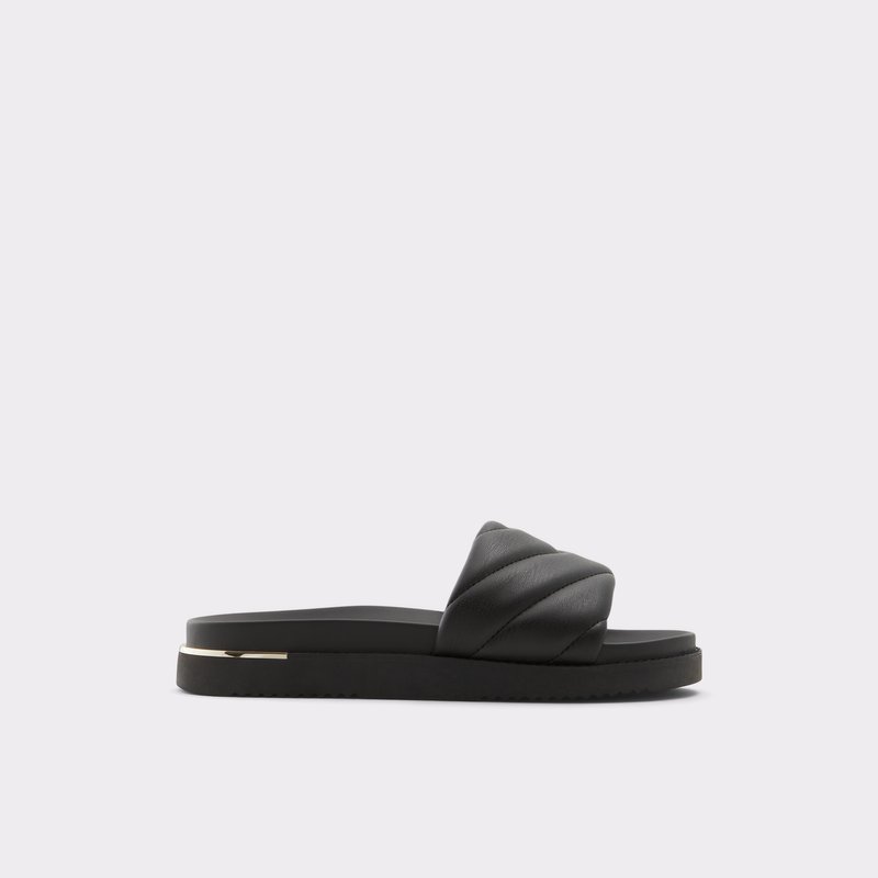 Women's Aldo Acaswen Slippers Black | 6710-LWRUM