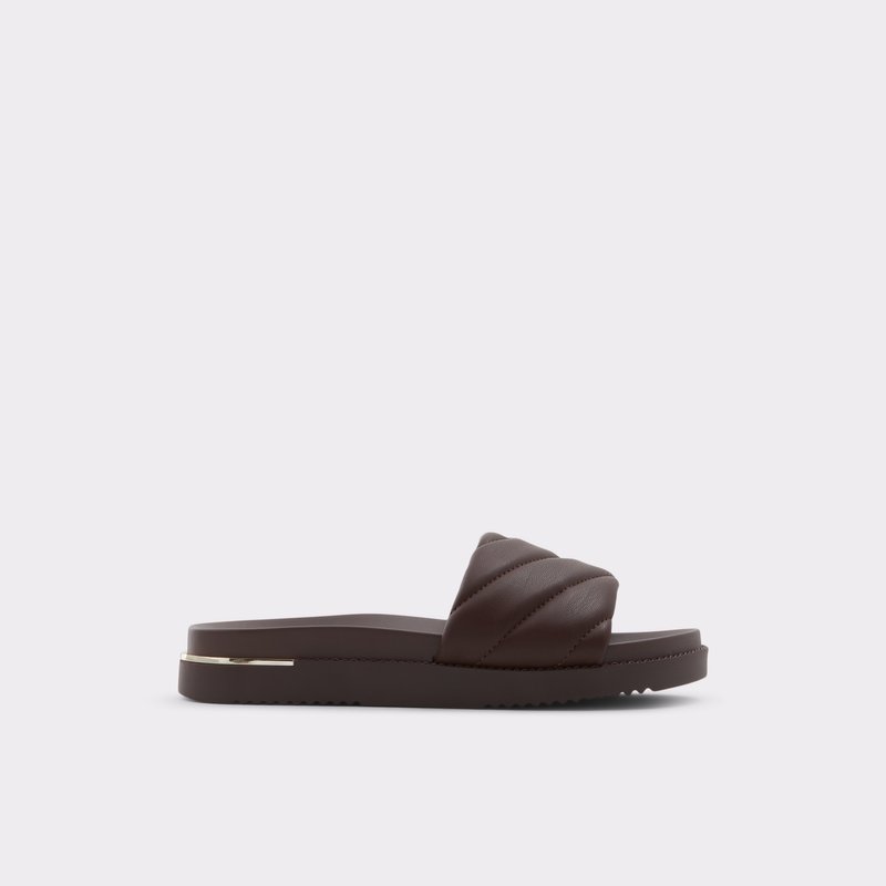 Women's Aldo Acaswen Slippers Brown | 6935-EAPUC