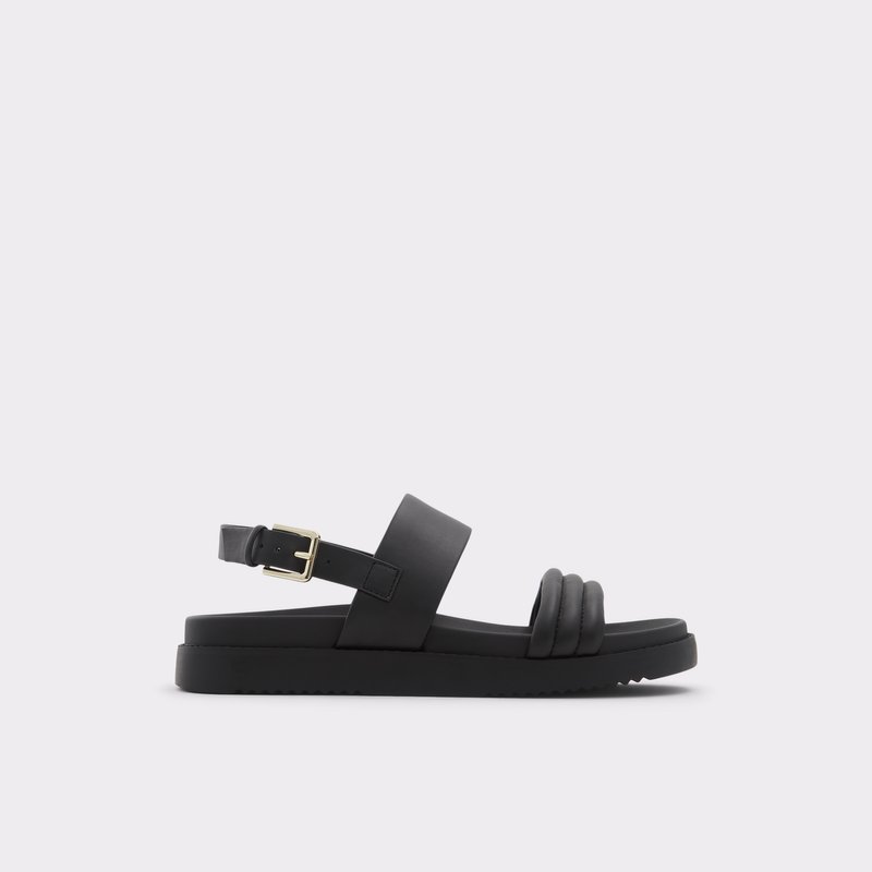 Women's Aldo Adwerrandra Flat Sandals Black | 2645-WEGNI