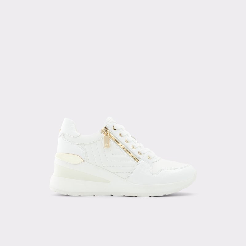 Women's Aldo Adwiwia Wedge Sneakers White | 1465-JHQXV
