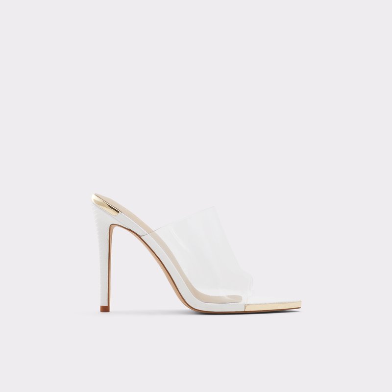 Women's Aldo Afeadan Heeled Sandals White | 4651-KWYMI