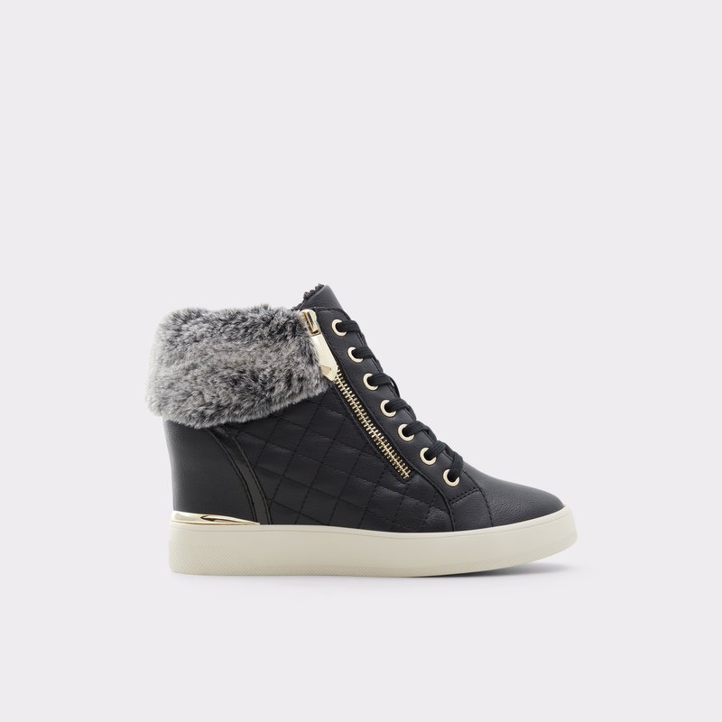 Women's Aldo Ailanna Lace Up Sneakers Black | 4132-KLTDX