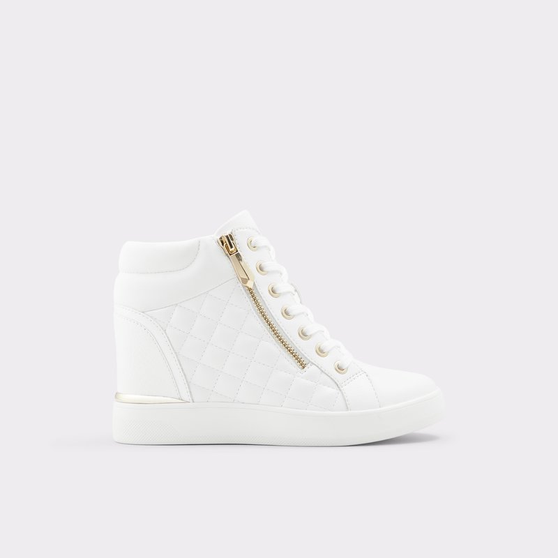 Women's Aldo Ailanna Wedge Sneakers White | 1623-EMCVO