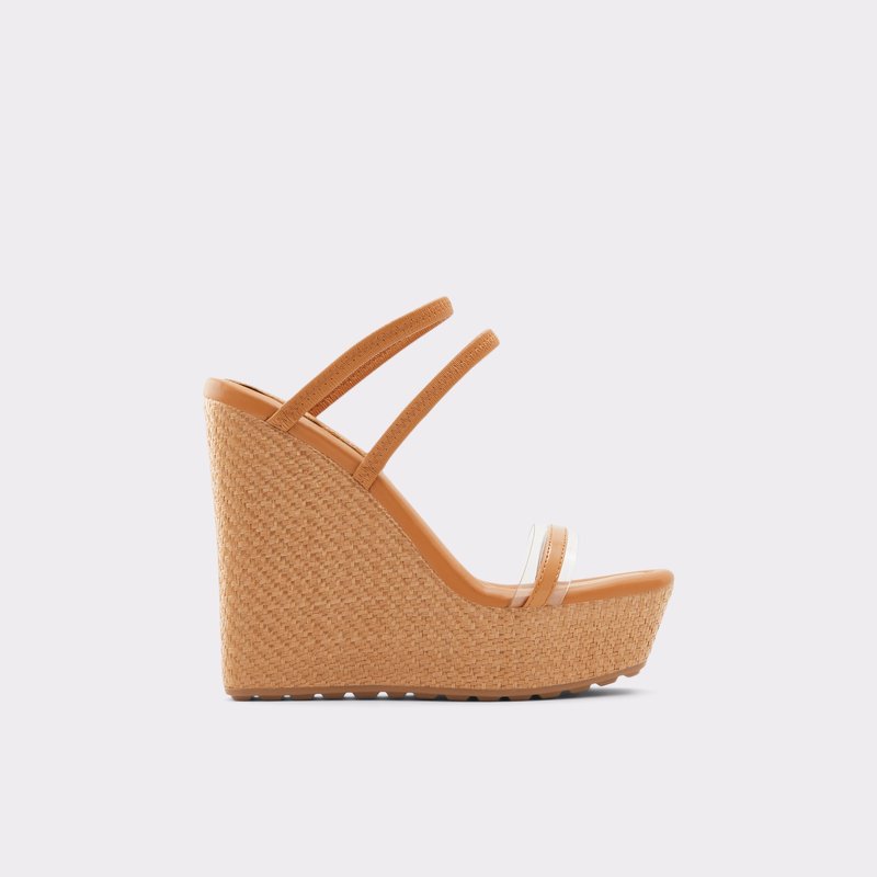 Women's Aldo Bodish High Heels Dark Beige | 4317-YBELP