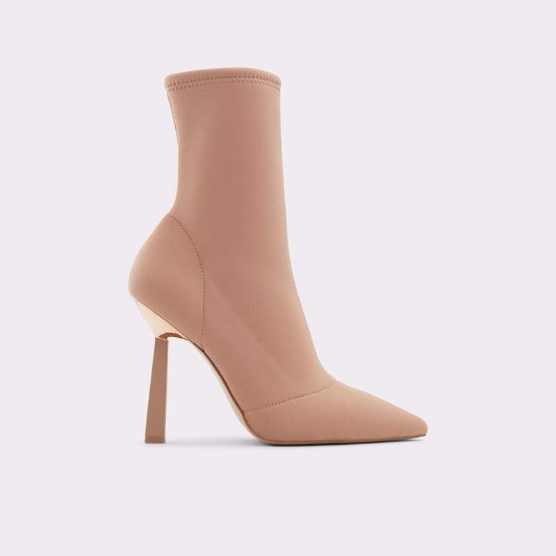 Women's Aldo Carmina Sock Boots Light Beige | 2160-UPMVS