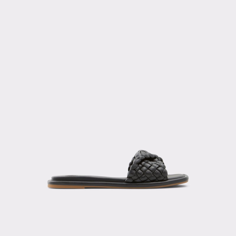 Women's Aldo Chicago Flat Sandals Black | 4316-HGCKB