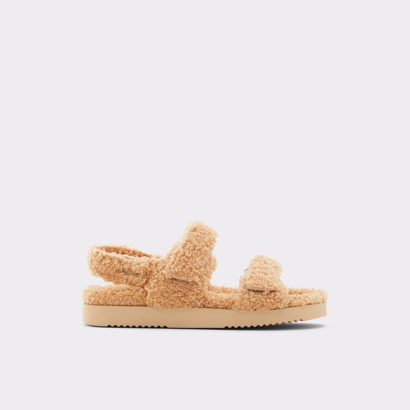 Women's Aldo Cloud Slippers Light Beige | 0438-UTBWY