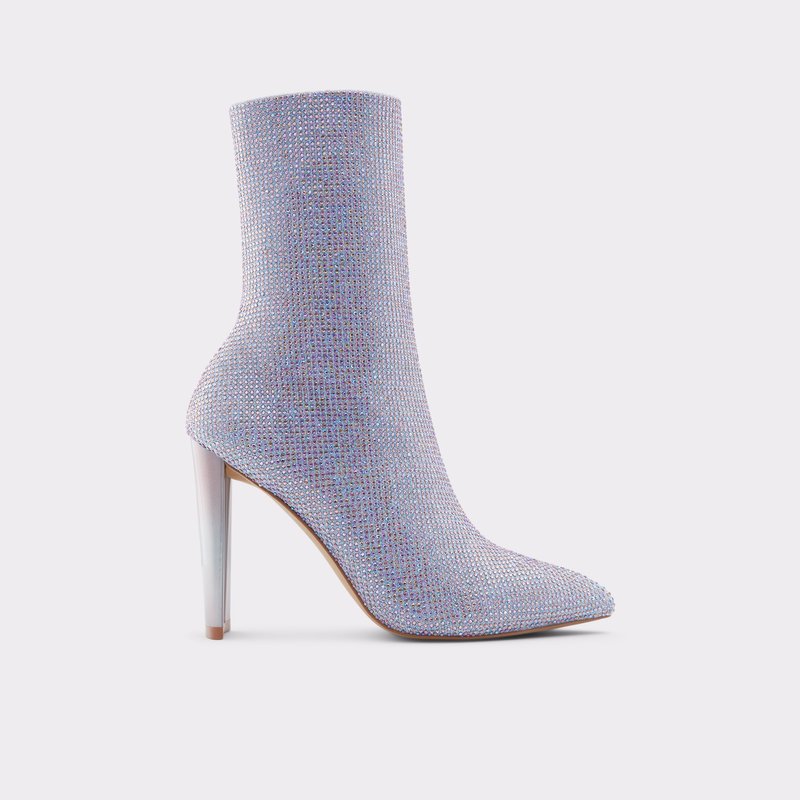 Women's Aldo Deludith Sock Boots Purple | 1238-FNVBO