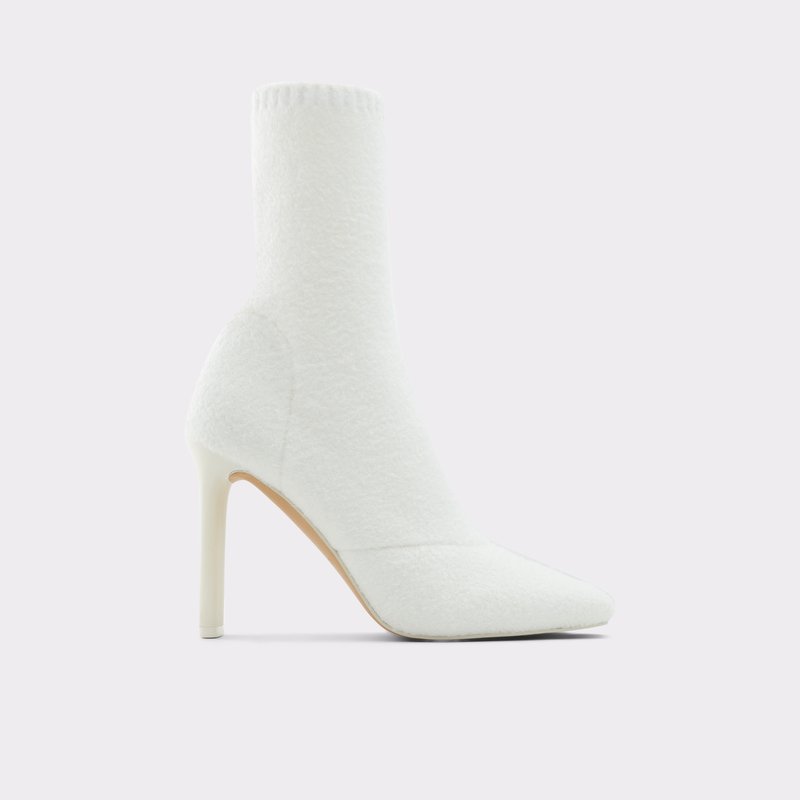 Women's Aldo Delylah Sock Boots White | 6057-ZWOYU