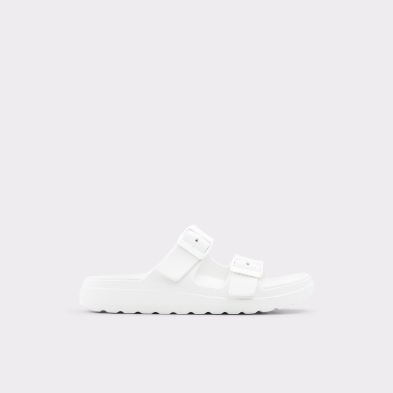 Women's Aldo Eteiven Flat Sandals White | 6028-GRANY