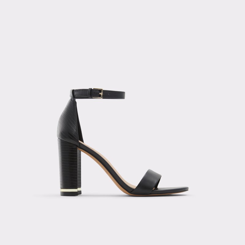 Women's Aldo Frilajan Heeled Sandals Black | 8493-ODTBW