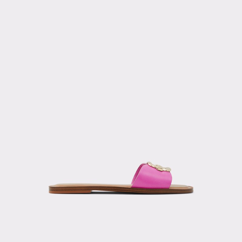 Women's Aldo Glaeswen Flat Sandals Fuchsia | 2106-GTWZL