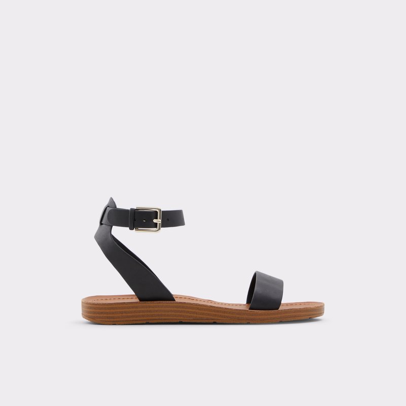 Women's Aldo Kedaredia Flat Sandals Black | 0514-MNSZA