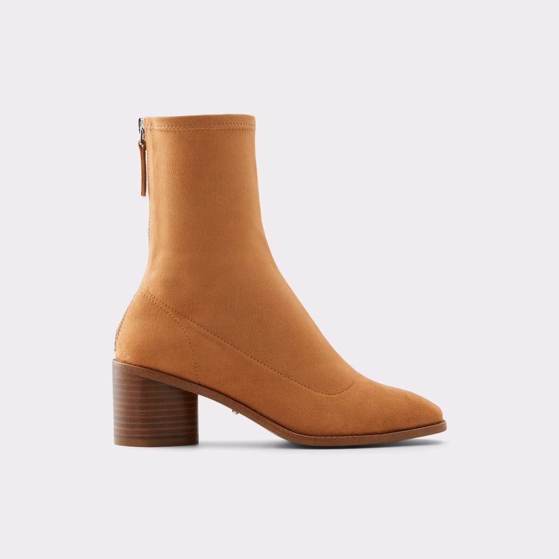 Women's Aldo Nelyaflex Sock Boots Brown | 2738-BPYJC