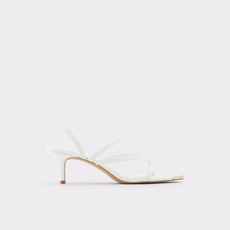 Women's Aldo Radwell Kitten Heels White | 4206-USQCX