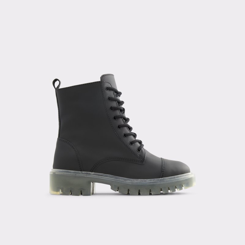 Women's Aldo Reilly Combat Boots Black | 8309-WADXZ