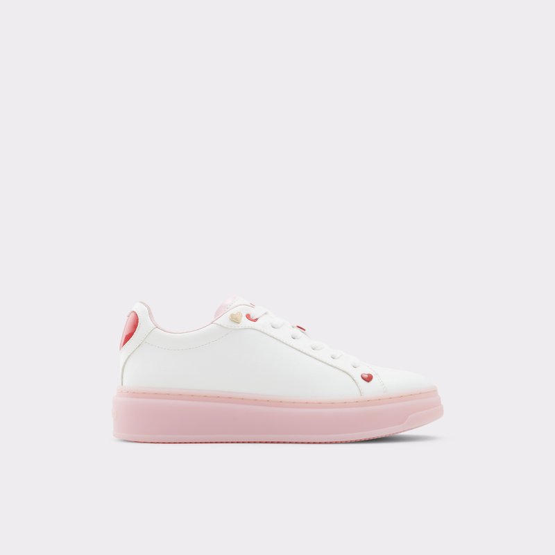 Women's Aldo Rosecloud Lace Up Sneakers White | 0964-KZFWS