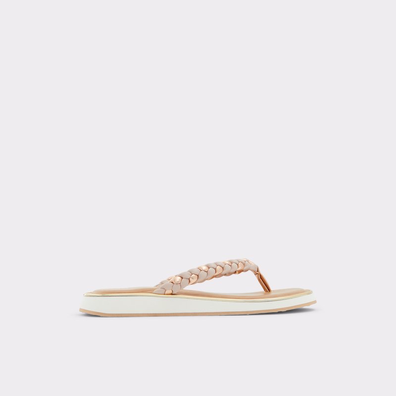 Women's Aldo Thiratha Flat Sandals Light Pink | 1067-BUTRI