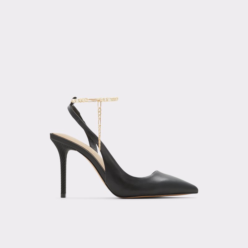 Women's Aldo Tirarithchain Pumps Black | 7690-RWCOK